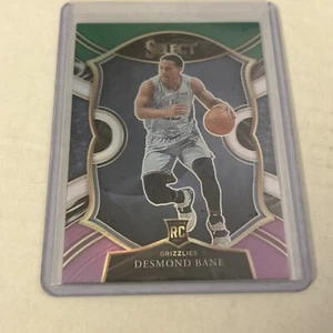 Panini Select Concourse 2020 verde blanco púrpura Prizm Desmond Bane #90 novato - Imagen 1 de 2