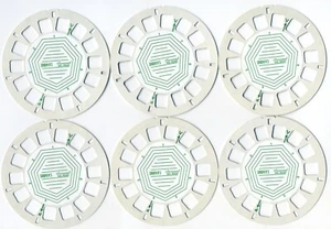 6 View-Master persönliche leere Rollenhalterungen mit Etiketten für View-Master 3D Kameras - Bild 1 von 1