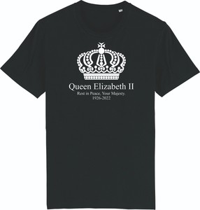 Queen Elizabeth II Thank You Commemorative Memorial T-Shirt with Donation