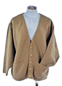 Paul Smith Womens Cropped Cardigan Brown Front Buttons V Neck Pockets Size 10 12 - Picture 1 of 7