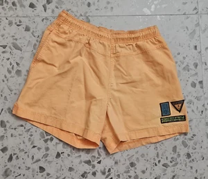 VTG 90s OP Ocean Pacific Neon Orange Board Casual Shorts Mens M - Picture 1 of 8