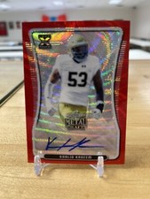 KHALID KAREEM 2020 Leaf Metal Draft BA-KK1 #’d 3/3 RED WAVE AUTOGRAPH RC ROOKIE