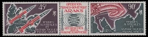 TAAF 1975 - Mi-N.o 96-97 ** - Estampillada sin montar o nunca montada - espacial / espacial - Imagen 1 de 1