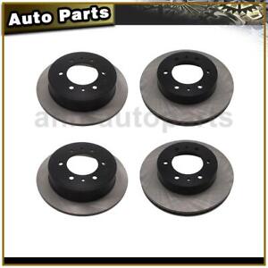 Disc Brake Rotor Centric Parts Front Rear 4PCS For 2006-2010 Hummer H3