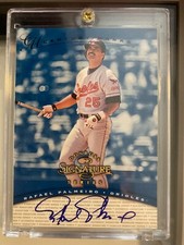 1997 Donruss Rafael Palmeiro Century Marks Signature Series Auto /100 Autograph