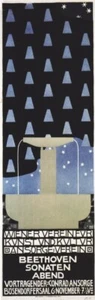 Beethoven Sonata Poster : Koloman Moser : 1908 : Archival Quality Art Print - Picture 1 of 2