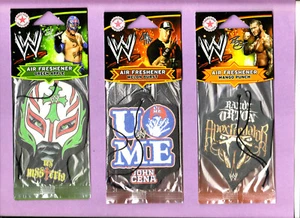 WWE-Air Freshener-2 Pack-Rey Mysterio-And_Randy Orton-Licensed-New In Pack - Picture 1 of 1