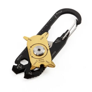 20 In 1 Multifunctional Mini Mountaineering Buckle Carabiner Clip Hook Keychain - Bild 1 von 7