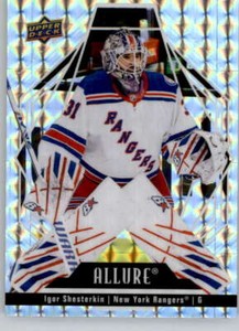 2022-23 Upper Deck Allure White Diamond #59 Igor Shesterkin NY Rangers