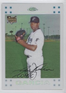 2007 Topps Chrome White Refractor /660 Jose Garcia #304 Rookie RC