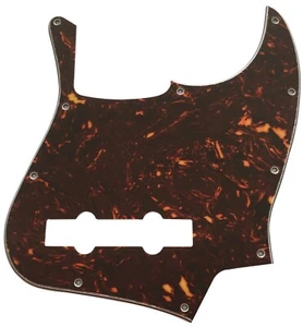 New 4Ply Guitar Pickguard For Jazz Bass Guitar 5 String JB,Brown Tortoise - Bild 1 von 6