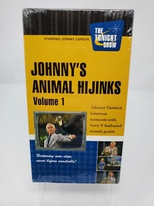 Johnny Carson - The Tonight Show: Johnny's Animal Hijinks VHS 2000 NEW - Picture 1 of 2