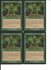 MTG: REVERENT SILENCE Nemesis COMMON; played, Excellent condition x4