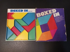 Boxed In Mind Teaser Puzzle 12 Piece Milton Bradley 1981 VINTAGE Game 4230-01 - Picture 1 of 4