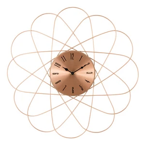 83247-BHG La Crosse Clock Co. 24" Orbit Design Metal Analog Wall Clock - Copper - Picture 1 of 5