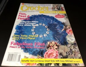 BW13 CROCHET WORLD MAGAZINE, JUNE 2000 - Picture 1 of 6
