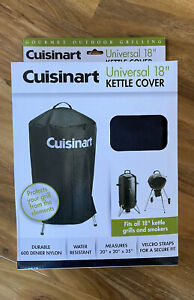 Brand New - Cuisinart CGC-10118 18" Universal Kettle Barbecue Cover Black