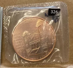 BIRMINGHAM ALABAMA BOMBING US MINT MEDAL BRONZE 1.5" 326 - Picture 1 of 2