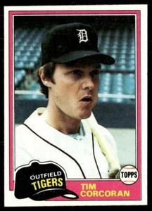 Tarjeta de béisbol Tim Corcoran 1981 Topps #448 Tigres de Detroit - Imagen 1 de 2