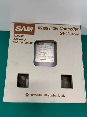 HITACHI-SAM  Mass Flow Controller SFC2481FX  N2 1000SCCM  MC-4SUGLB  NEW - Image 1 of 4