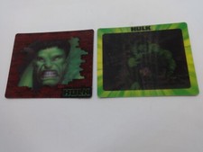 Ritz Bits Crackers 2003 2 Marvel Hulk 3D Motion Cards #2 & #3
