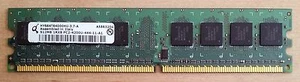 Qimonda HYS64T64000HU-3.7-A, 512MB DDR2 PC2-4200 533MHz DIMM 240-pin, Memory RAM - Picture 1 of 2