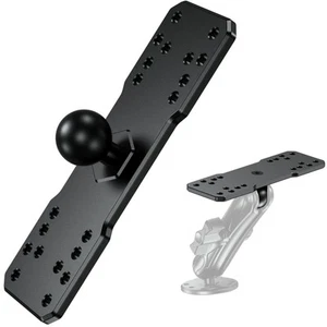 1'' Ball Fish Finder Mount, Aluminum Alloy Universal Marine Electronic Plate,... - Picture 1 of 9