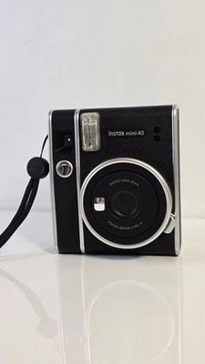Fujifilm Instax Mini 40 Instant Camera Black and Silver Tested & Working VGC ✅ - Image 1 of 4