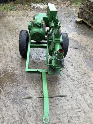 Gülle Schmutz Fäkalien Wasser Garten Pumpe, Schneidwerk, 10m C-Schlauch - Bild 1 von 4