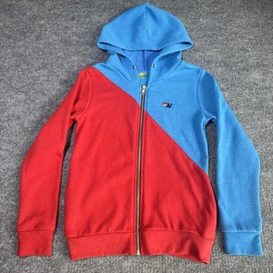 Aviator Nation Rare AV Hoodie Zip Up Blue/Red Kids Youth Size 12 - Picture 1 of 17
