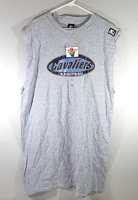 Cleveland Cavaliers Cavs Starter Calentamiento Camisa Sin Mangas Gris XL Alta Nueva de Lote Antiguo Foto 1 de 2