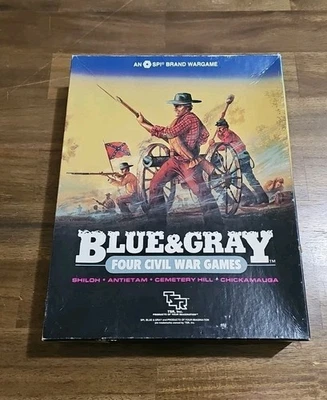 Vintage TSR Blue & Gray Game Four Civil War Battles Simulations Unpunched 1984 - Image 1 of 4
