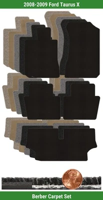 Juego de alfombrillas bereber personalizadas Lloyd para Ford Taurus X 2008-2009 (5 piezas) #M7O Foto 1 de 4