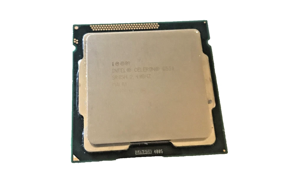 Lote de 5 procesadores CPU de escritorio Intel Celeron G530 2,4 GHz 5 GT/s LGA 1155 SR05H Foto 1 de 1