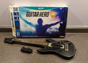 GUITAR HERO LIVE Wii Wireless Guitar & Strap Only Works ACTIVISION  - Picture 1 of 13