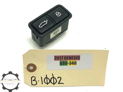 2015-2020 HYUNDAI GENESIS G80 REAR TRUNK BOOT LID CLOSE LOCK BUTTON SWITCH OEM - Imagem 1 de 4