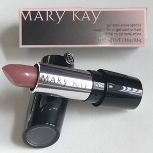 New In Box Mary Kay Gel Semi-Shine Lipstick Rosewood Full Size Quick Ship - Picture 1 of 2