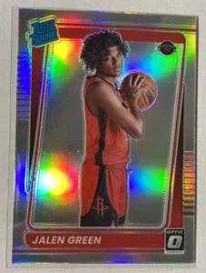 Jalen Green 2021-22 Panini Optic Holo Prizm Parallel Rookie Card #159 RC - Read - Picture 1 of 5