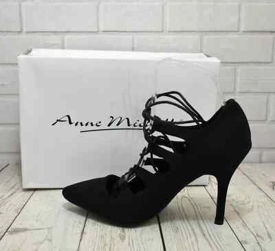 Womens Anne Michelle Black High Heel Slip On Heel UK 5 EUR 38 RRP £29.00 - Image 1 of 4