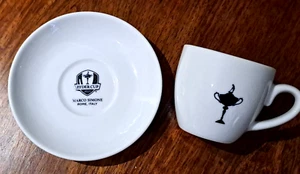 RYDER CUP ROME 2023: SOUVENIR SET OF ESPRESSO CUPS & MATCHING SAUCERS:  LOOK !!! - Picture 1 of 8