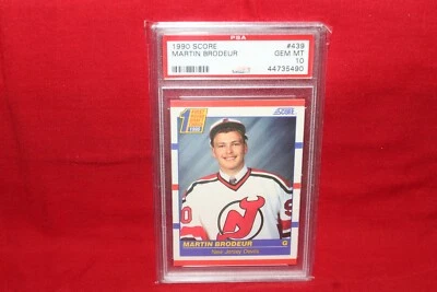 1990 Score Martin Brodeur Rookie Rc# 439 PSA 10 - Image 1 of 2