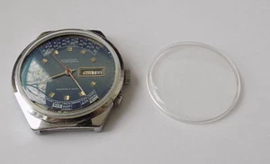 5 verres de montres plastique~diamètre 362~fait en URSS en 1980's~Raketa #8124 - Imagen 1 de 5