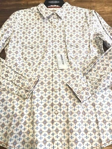 Panhandle Roughstock Women's Cowgirl Southwestern Long Sleeve Shirt Sz. Medium - Picture 1 of 5