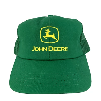 De Colección John Deere K-Products Sombrero Logo Malla Snap Back Camionero Gorra de Béisbol Agricultura Foto 1 de 4