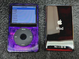 APPLE  iPOD  CLASSIC 5.5th Atomic Purple 256GB SSD Wolfson DAC Atomic Mega Bat - Picture 1 of 3