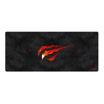 Havit MP861 Gaming Mousepad 700x300mm groß Anti-Rutsch ergonimische Form Schwarz - Image 1 of 4