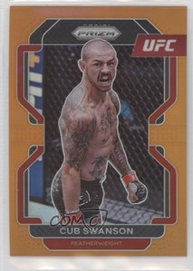 2022 Panini Prizm UFC Orange Prizm /99 Cub Swanson #141