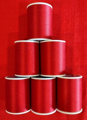 6 Coats Egyptian 100% Cotton Thread - Red - Image 1 of 2