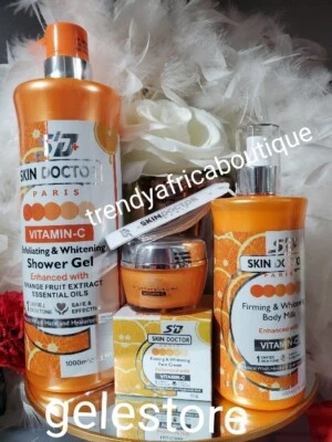 3pcs. Skin DOCTOR PARIS Firming & Whitening Lotion, Shower Gel & Face Cream👌❤️ - Image 1 of 4