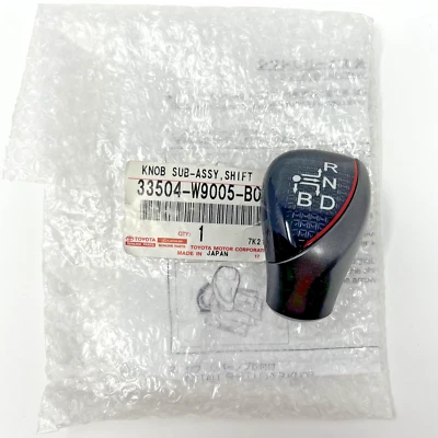 Perilla de cambio de marchas deportiva JDM Toyota Prius ZVW30/con acento rojo Foto 1 de 4